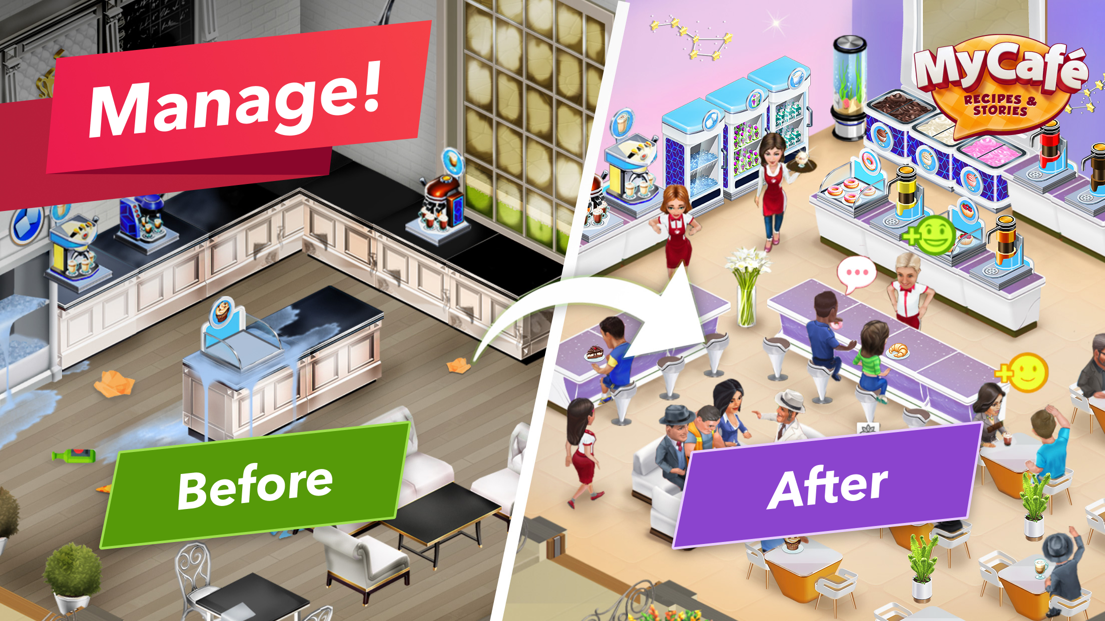 Download & Play My Cafe — Restaurant game on PC & Mac (Emulator)