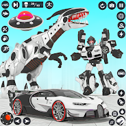 Main Dino Robot Car Transform Games on PC