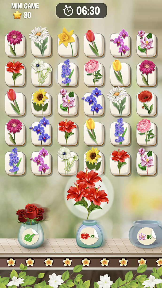 Mahjong Flowers 🔥 Play online