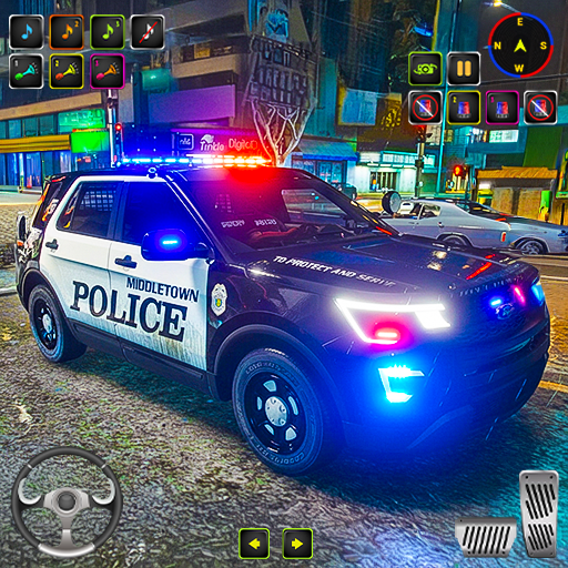 US Police Thief Chase Game 3d
