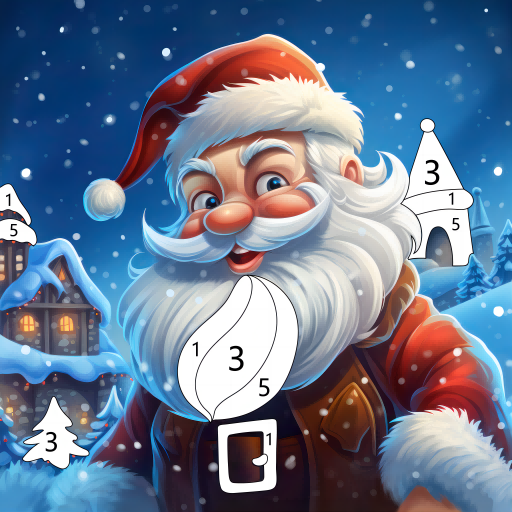 Play Christmas Winter Coloring Book Online