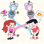 Играй Toilet Run:Draw Puzzle на ПК