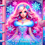 Winter Princess Diary (with lock or fingerprint)