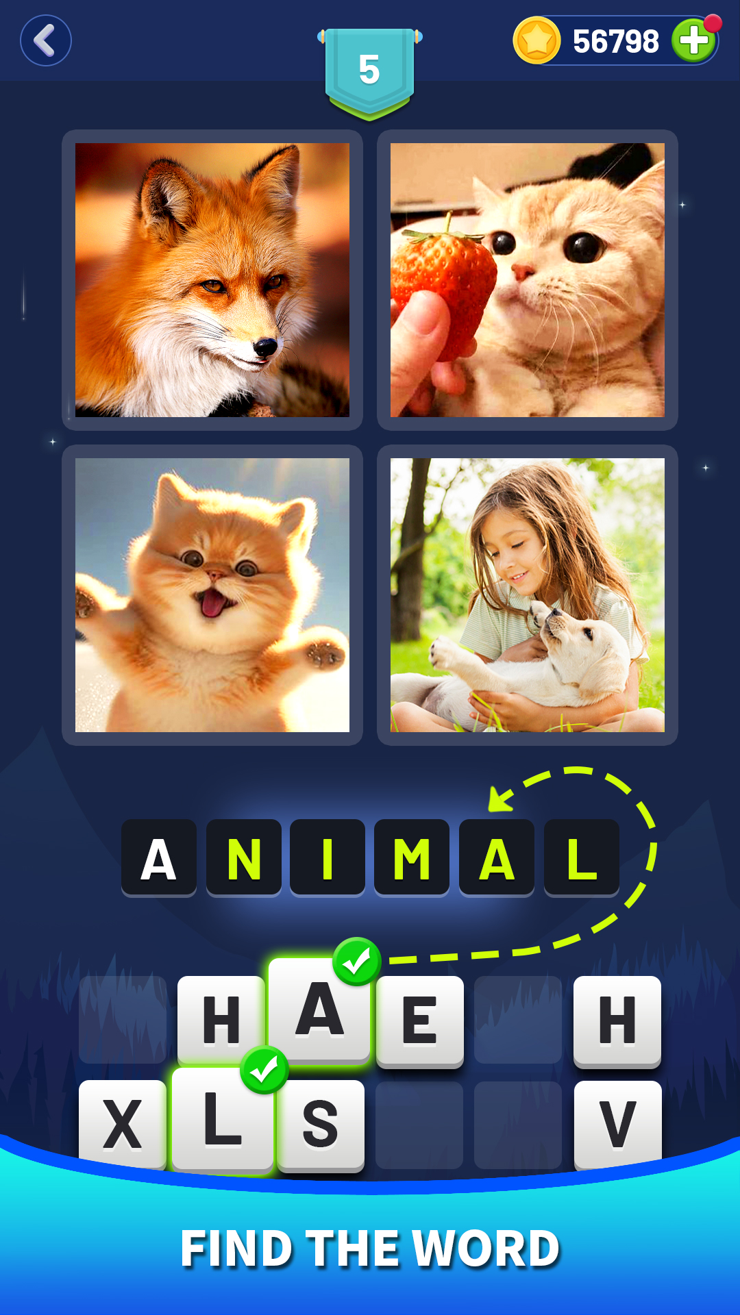 Download \u0026 Play 4 Pics 1 Word - Puzzle game on PC \u0026 Mac (Emulator), image size:1080x1920