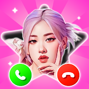 プレーする Idol Prank Video Call & Chat をPCで