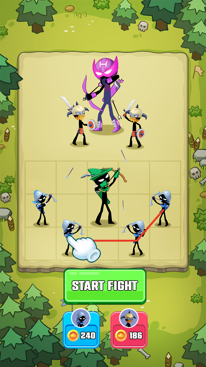 Download & Play Merge Stick Master: Hero Fight on PC & Mac