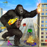 เล่น Angry Gorilla City Attack Game บน PC