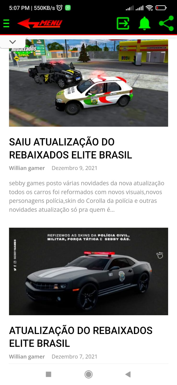 Rebaixados Elite Brasil na App Store