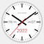 White Analog Clock-7