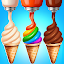 sorvete cone Bolinho cozimento