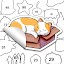 Sticker Puzzle: Colorful Book