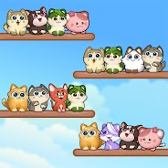 プレーする 猫の並べ替えパズル: 可愛いペット ゲーム をPCで
