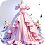 Princess Dress Coloring Game