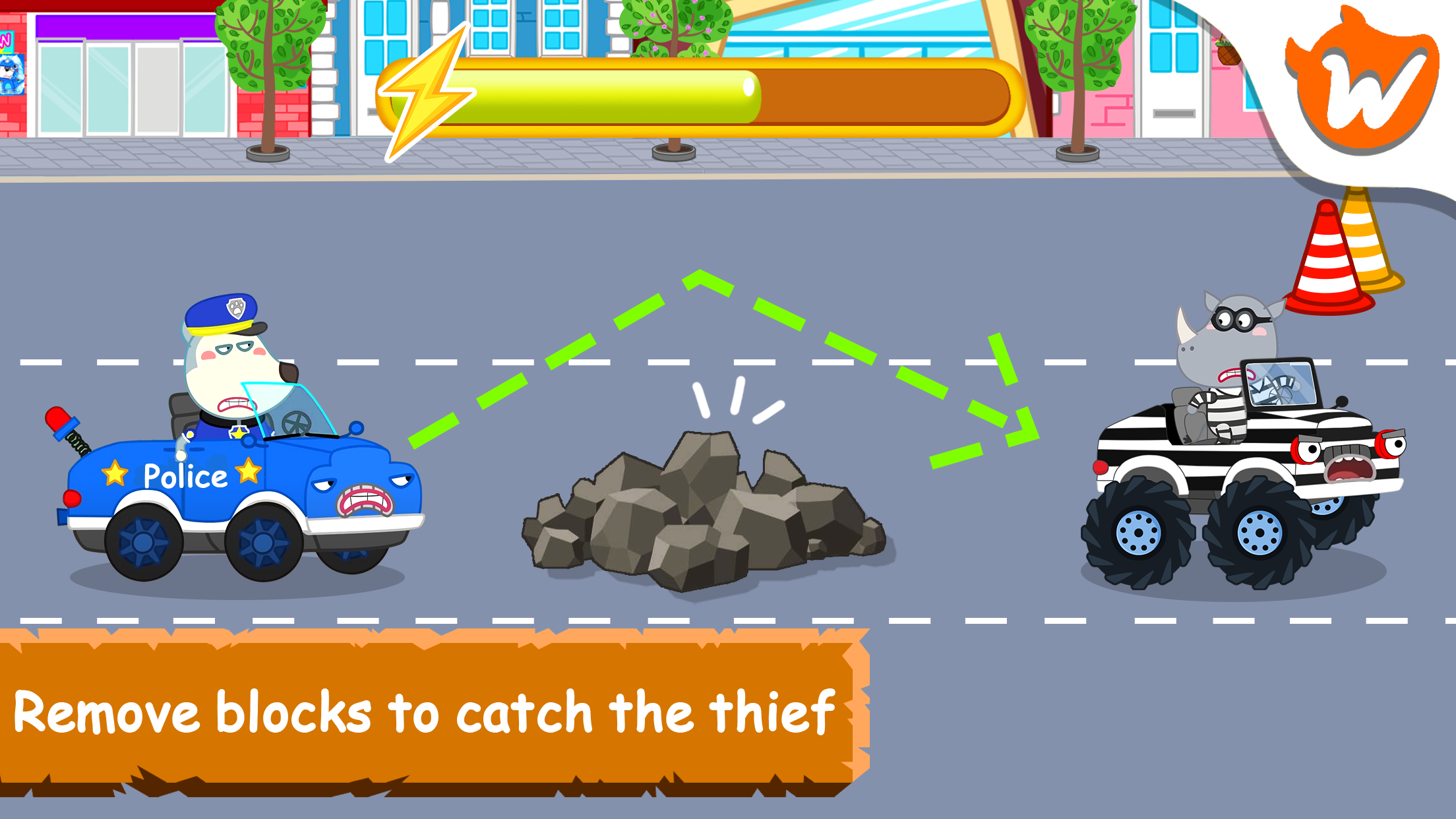 Play Wolfoo Police And Thief Game Online