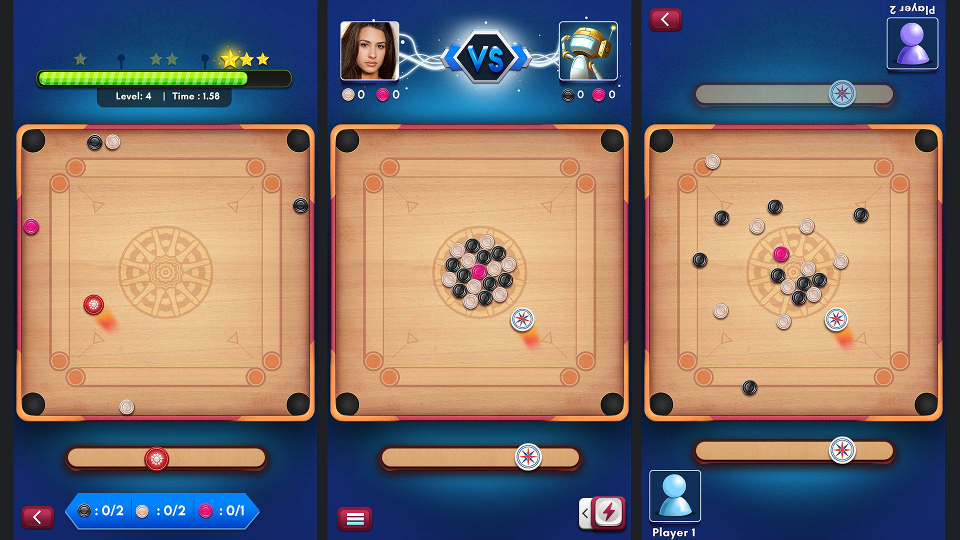 Download & Play Carrom King on PC & Mac (Emulator)