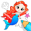 Mermaid Coloring Games Kids 0+