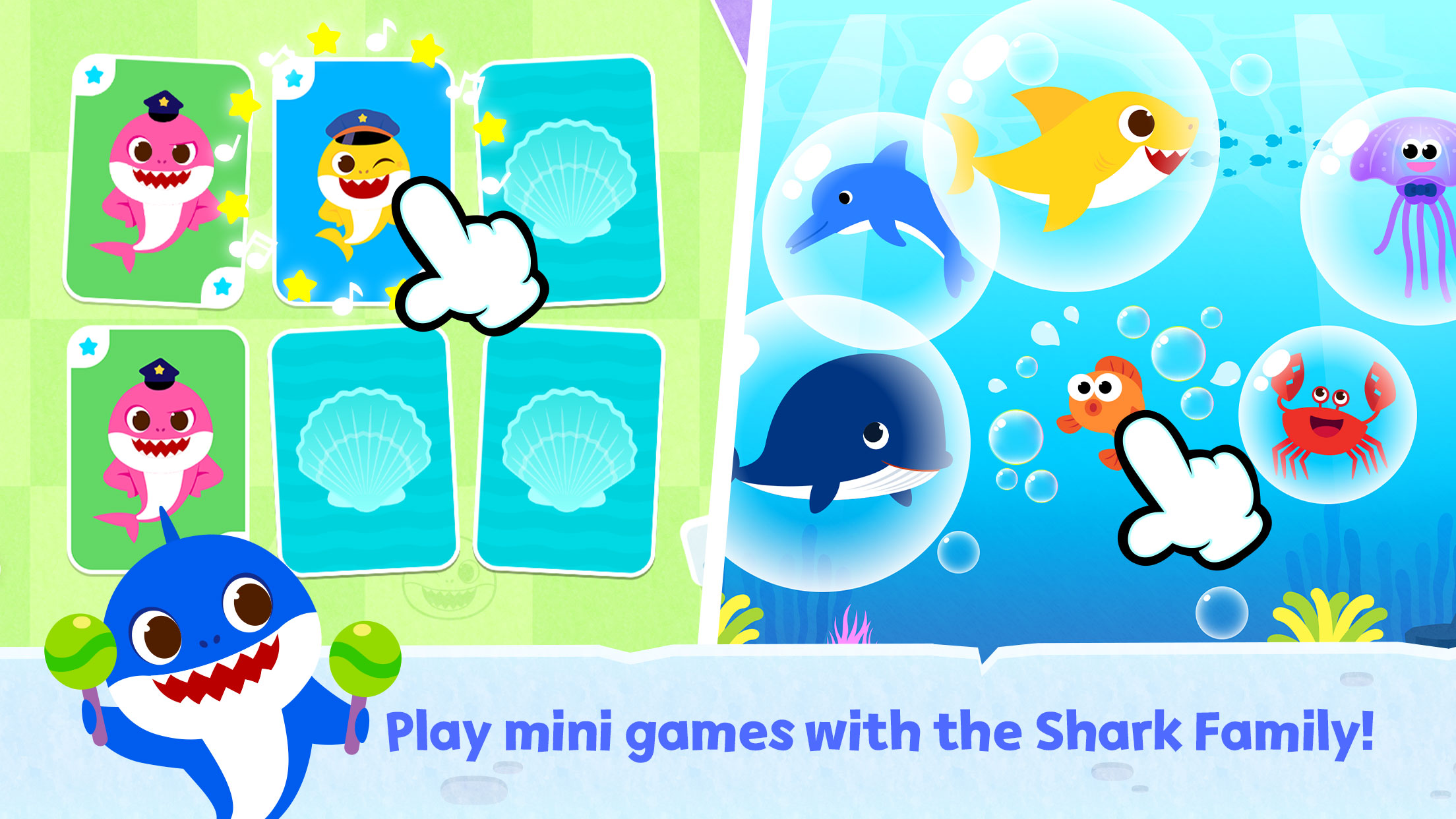 Play Pinkfong Baby Shark: Kid Games Online for Free on PC & Mobile