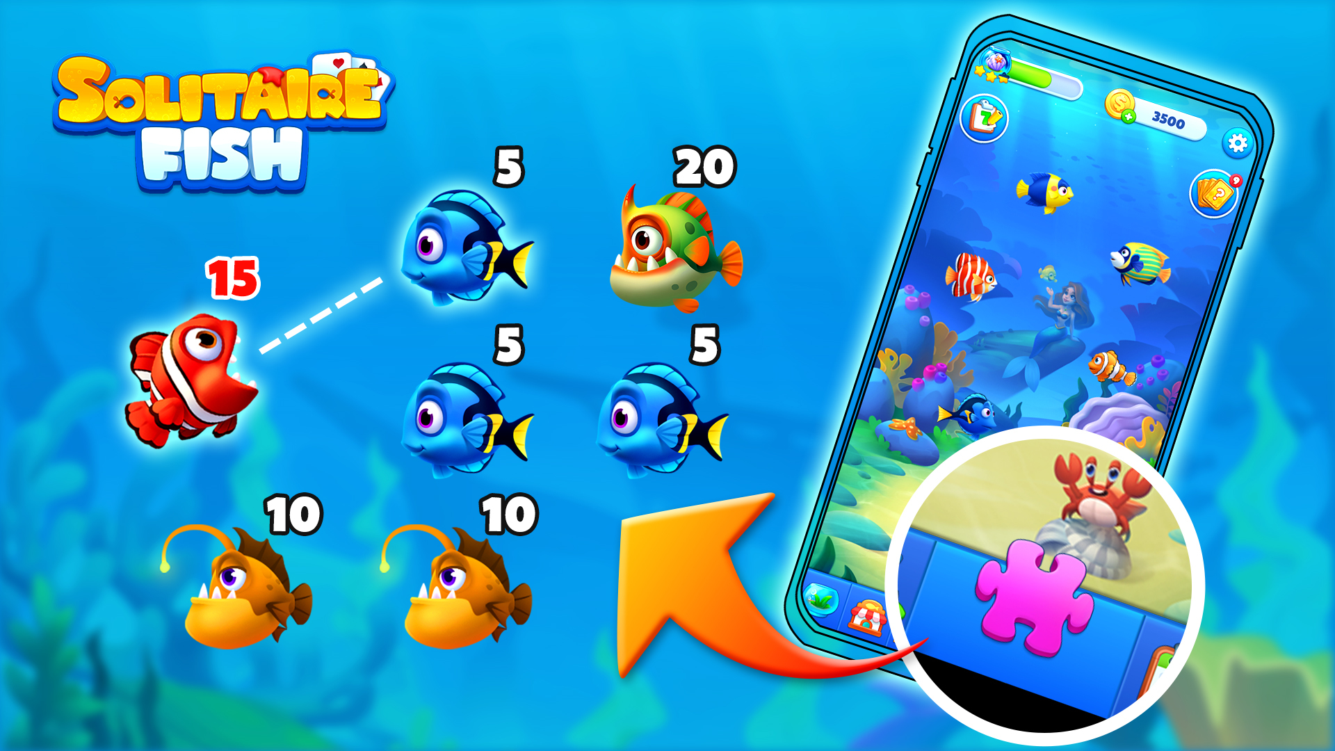 Play Solitaire: Fish Aquarium Online for Free on PC & Mobile