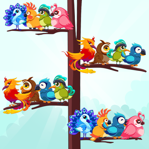 Play Bird Sort Color Puzzle Game Online