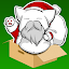 Flying Santa Cat