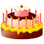 Birthday cake simulator