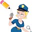 Draw Police - Tricky Puzzles