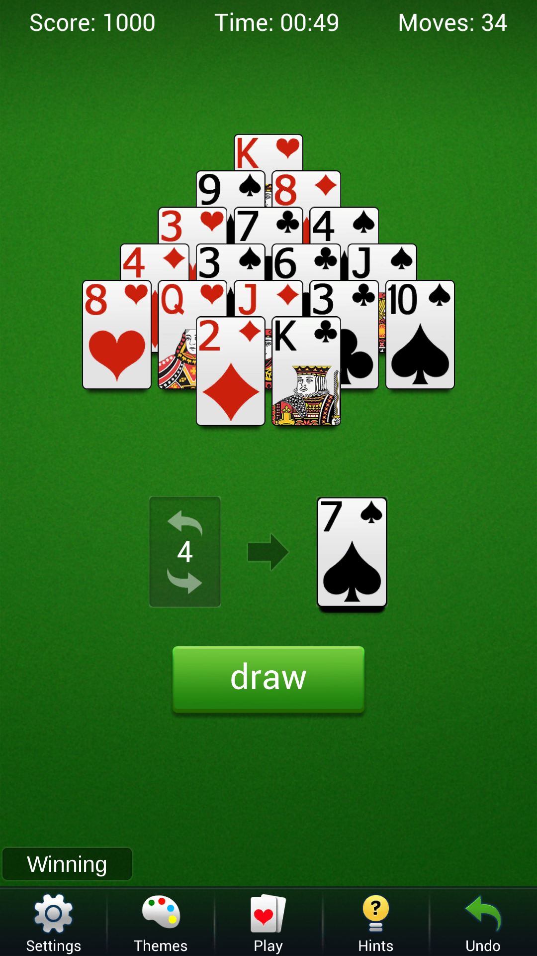 Play Pyramid Solitaire - Card Games Online