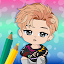 KPOP Chibi Idol Coloring Book