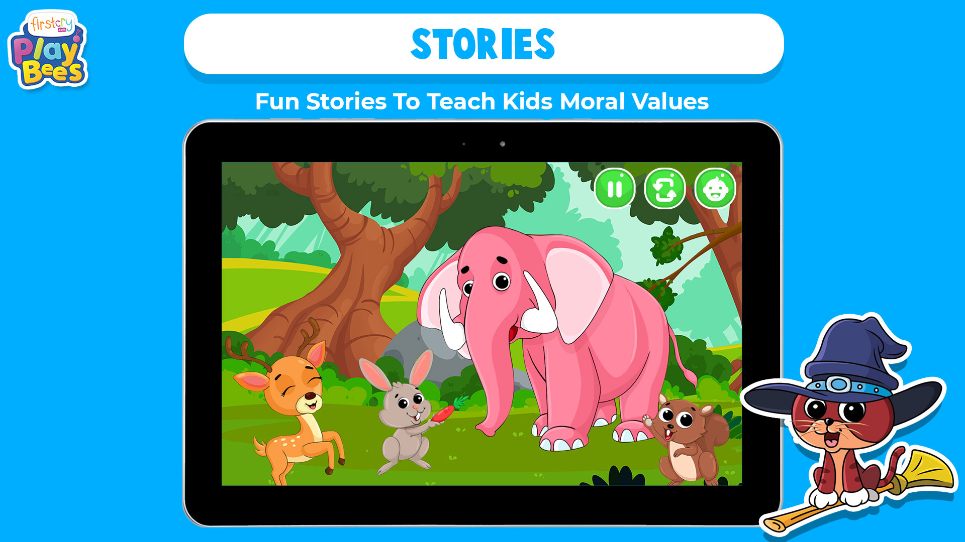 FirstCry PlayBees  Nursery Rhymes, Stories, Games For Kids