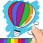 Finger Paint Coloring Book
