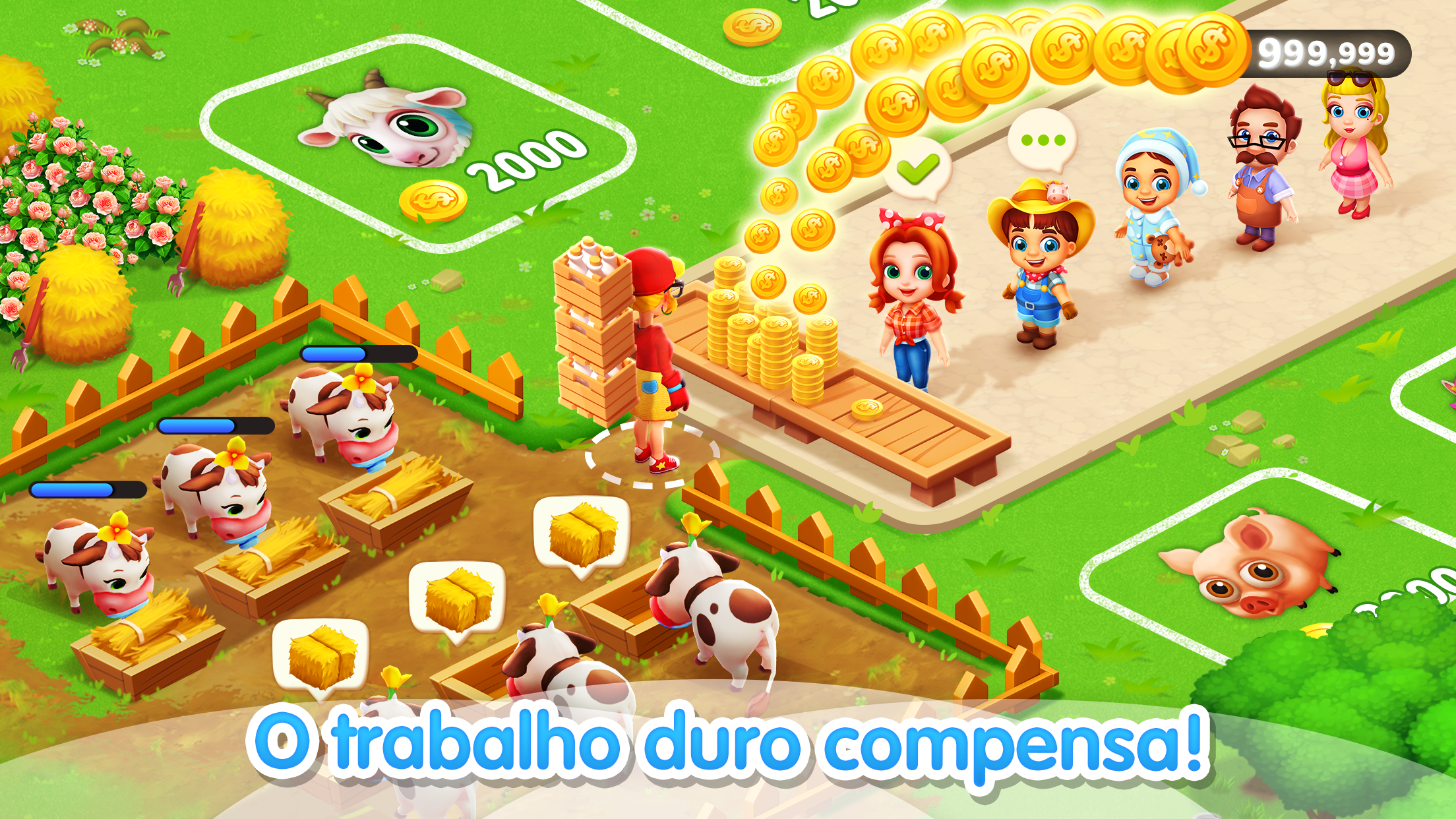 Download do APK de Fazenda Feliz Agricultura jogo para Android