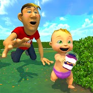 プレーする Rainbow Prank: Hide Daddy をPCで