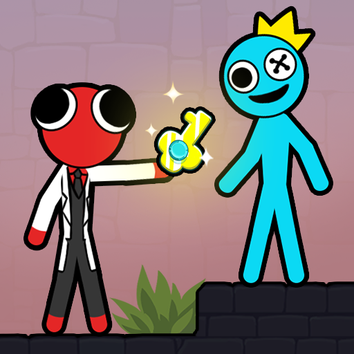 Play Stickman Red boy and Blue girl Online