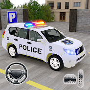 Jogue Police Car Games Parking 3D para PC