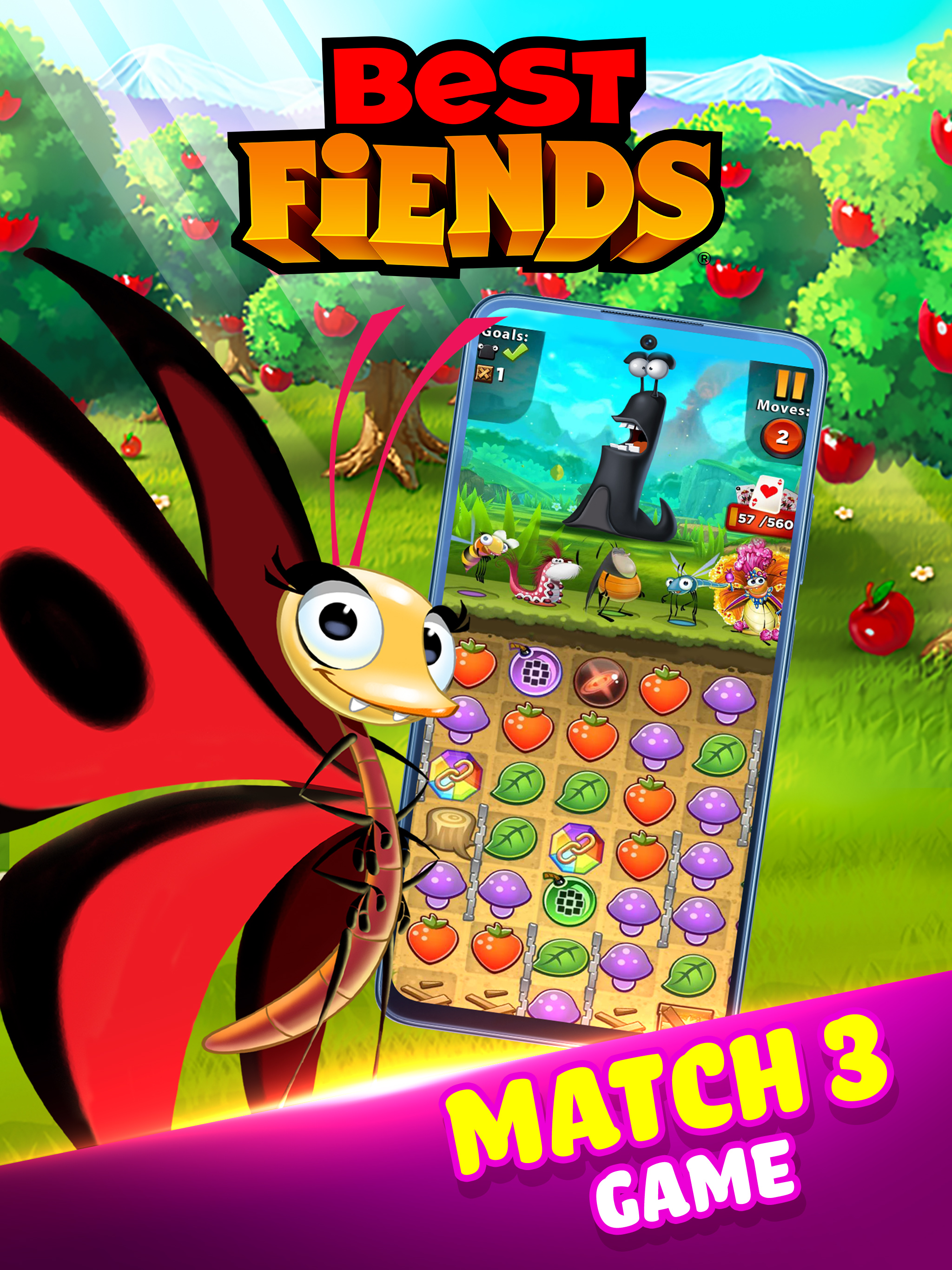 Download and play Best Fiends - Match 3 Games on PC & Mac (Emulator)