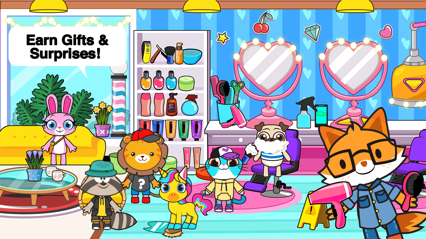 Play Main Street Pets Village Town Online
