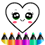 Juego de pintar colorear niños