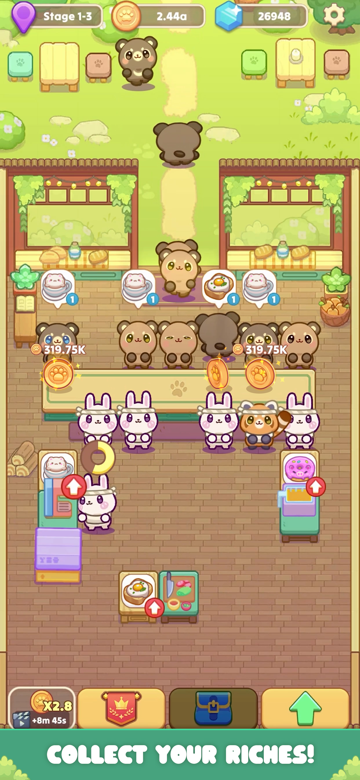 Скачайте и играйте в Cozy Cafe: Animal Restaurant на ПК или Mac (Эмулятор)