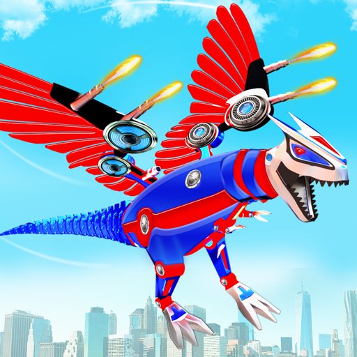 Play Dino Transform Robot Car Game Online