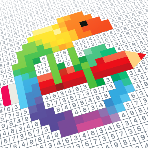 Play Pixel Art - color by number Online