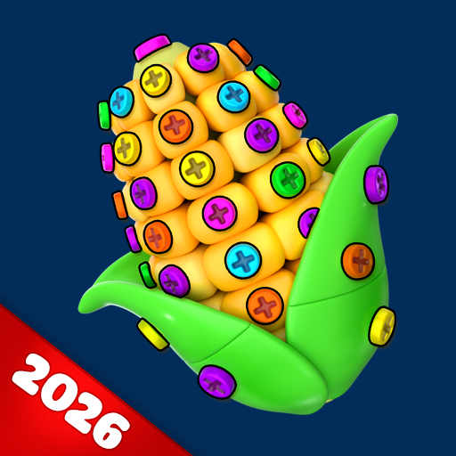 ネジマッチ: Screw Sort 3D ネジパズル ボルト