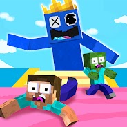 Играй Craft Stumble: Rainbow Guys на ПК