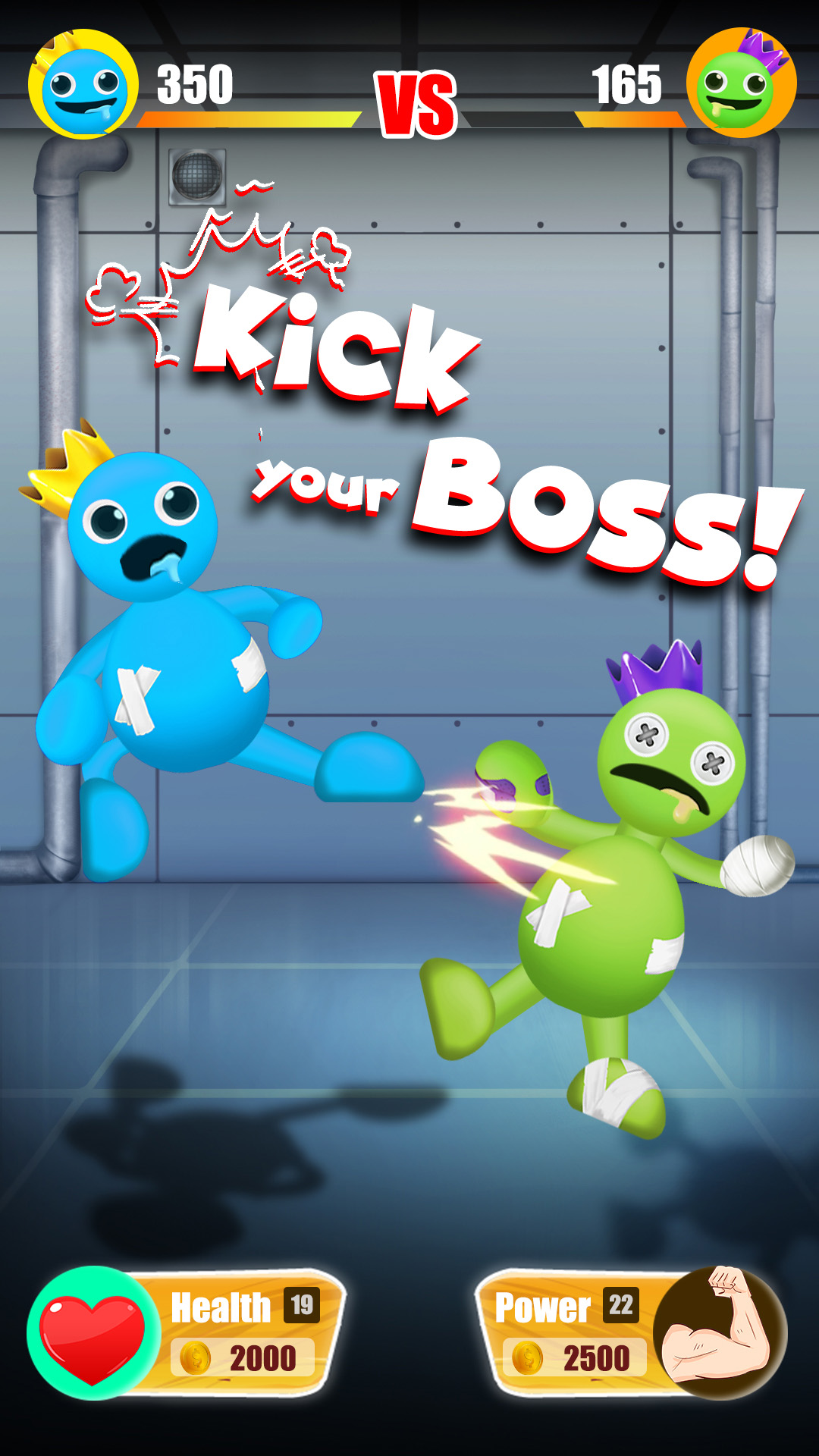 Скачайте и играйте в Kick The Rainbow Friend на ПК или Mac (Эмулятор)