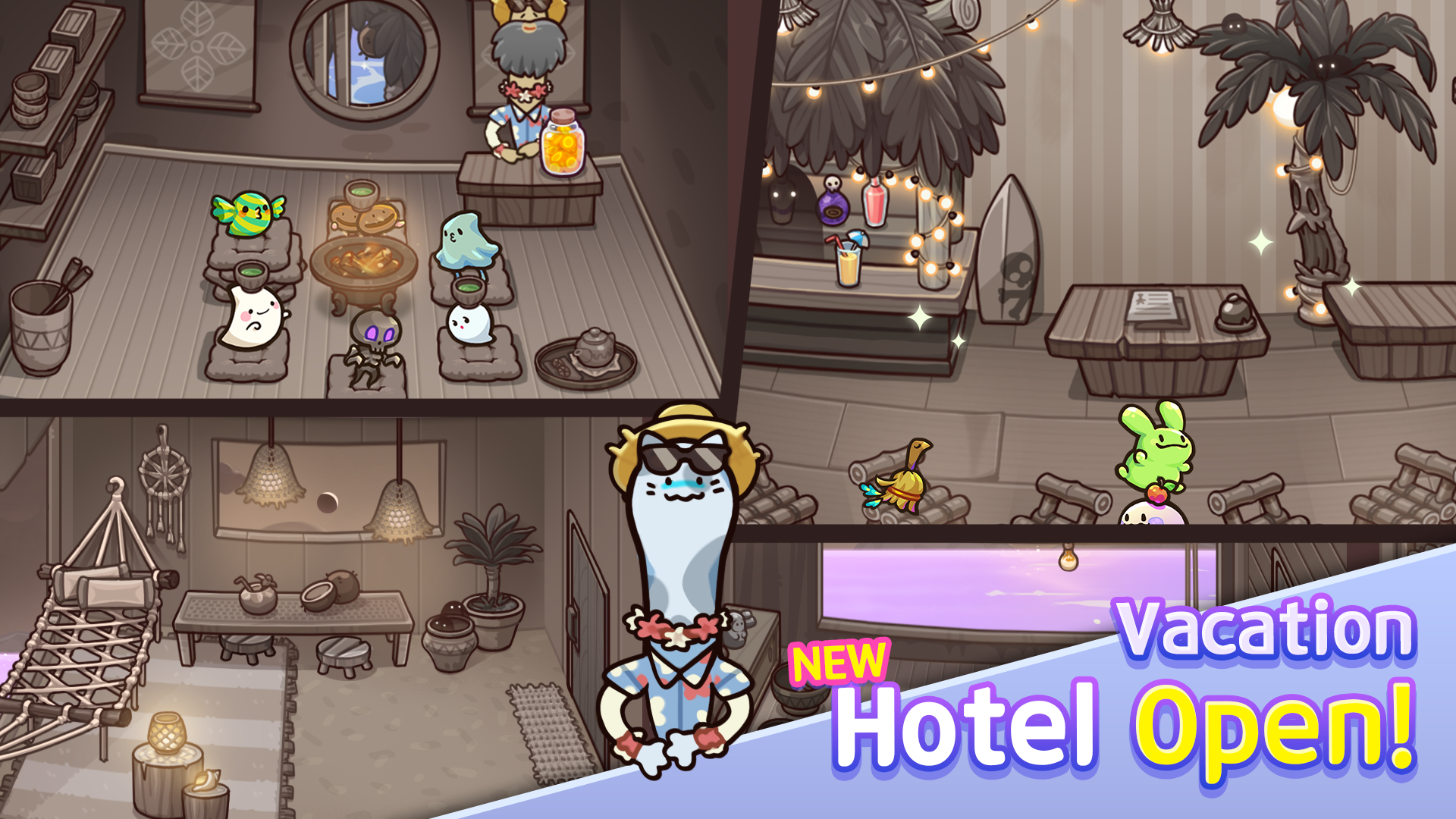 Скачайте и играйте в Idle Ghost Hotel на ПК или Mac (Эмулятор)