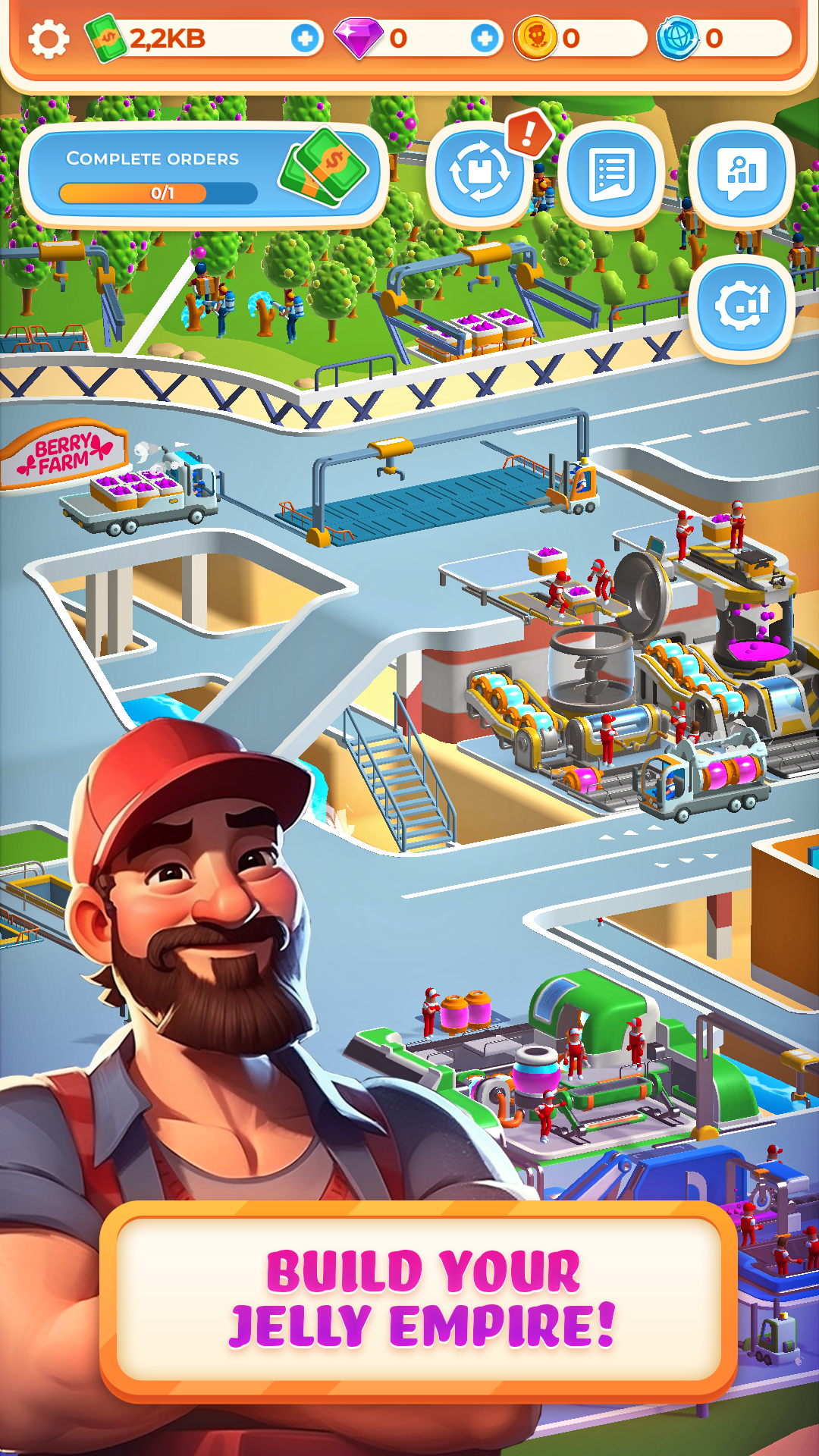 Play Berry Factory Tycoon Online for Free on PC & Mobile