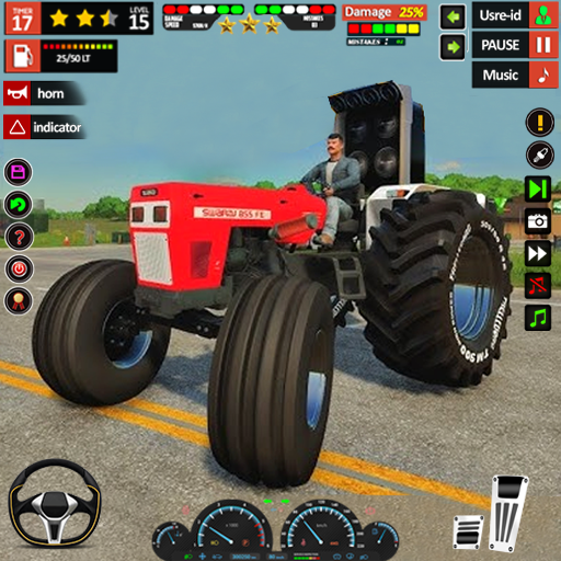 Tractor Driving Farming Games