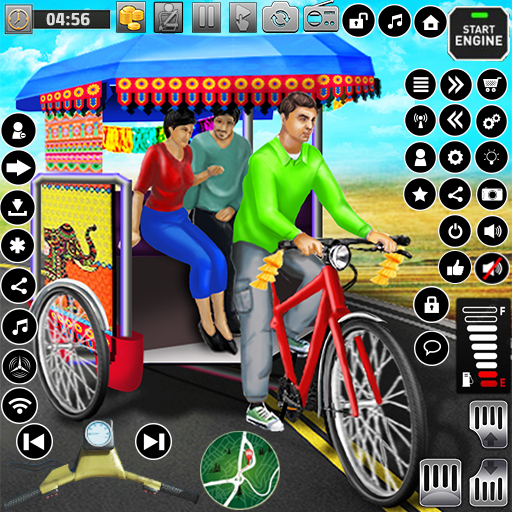 Bicycle Rickshaw Driving Games