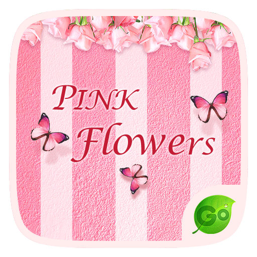 Pink Flowers GO Keyboard Theme