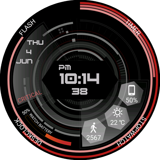 Critical GUI Watch Face