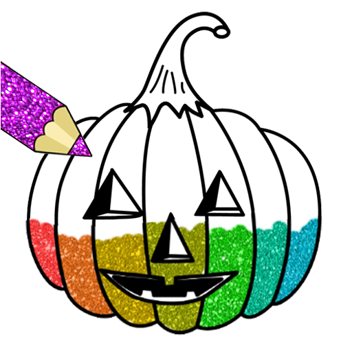 Halloween Glitter Coloring App